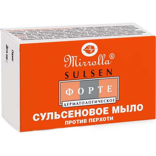 СУЛЬСЕН ФОРТЕ ГЕЛЬ-МЫЛО ТВЕРДОЕ ПРОТИВ ПЕРХОТИ КОСМЕТИЧЕСКОЕ МЫЛО 2% 100 Г №1