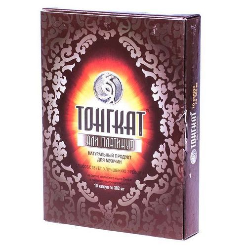 ТОНГКАТ АЛИ ПЛАТИНУМ КАПСУЛЫ 382 МГ   №10