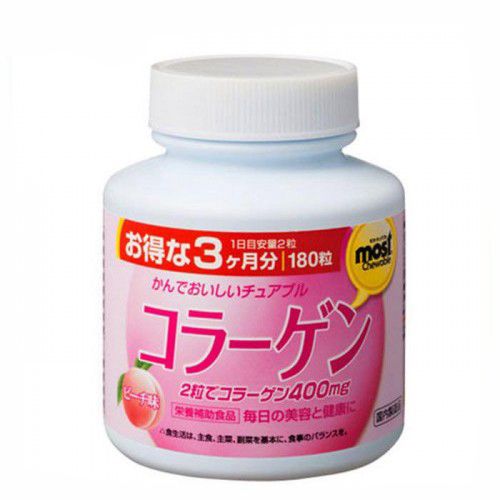 ORIHIRO КОЛЛАГЕН СО ВКУСОМ ПЕРСИКА ТАБЛЕТКИ №180