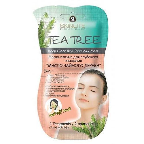 SKINLITE МАСКА-ПЛЕНКА Д/ГЛУБОКОГО ОЧИЩЕНИЯ МАСЛО ЧАЙНОГО ДЕРЕВА SL-264(263) КОСМЕТИЧЕСКАЯ МАСКА 7 МЛ №2