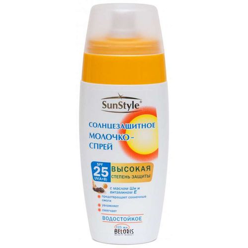SUN STYLE МОЛОЧКО-СПРЕЙ СОЛНЦЕЗАЩИТ SPF25 МОЛОЧКО СОЛНЦЕЗАЩИТНОЕ 125 МЛ №1
