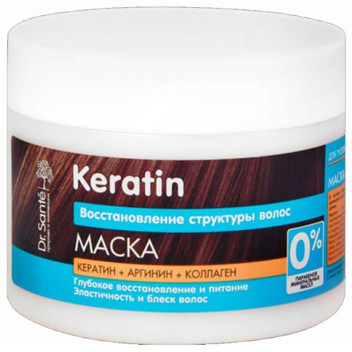 DR SANTE KERATIN МАСКА Д/ТУСКЛЫХ И ЛОМКИХ ВОЛОС МАСКА ДЛЯ ВОЛОС 300 МЛ №1