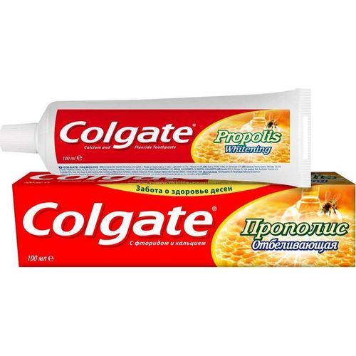COLGATE ЗУБН ПАСТА ПРОПОЛИС ОТБЕЛИВАЮЩАЯ ЗУБНАЯ ПАСТА ОТБЕЛИВАЮЩАЯ 100 МЛ №1