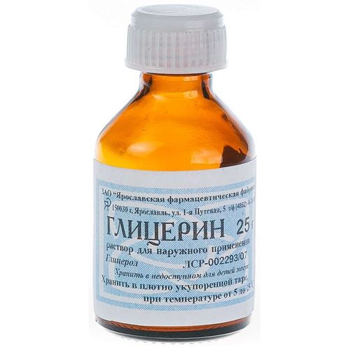 ГЛИЦЕРИН РАСТВОР ДЛЯ МЕСТНОГО И НАРУЖНОГО ПРИМЕНЕНИЯ  25 Г №1