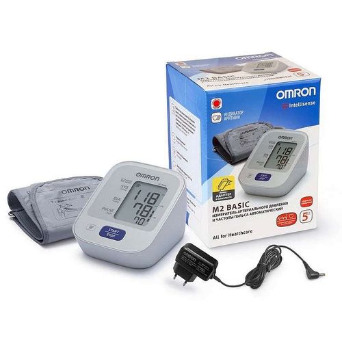 ТОНОМЕТР АВТОМАТИЧЕСКИЙ OMRON M2 BASIC (С АДАПТЕРОМ) ТОНОМЕТР АВТОМАТИЧЕСКИЙ №1