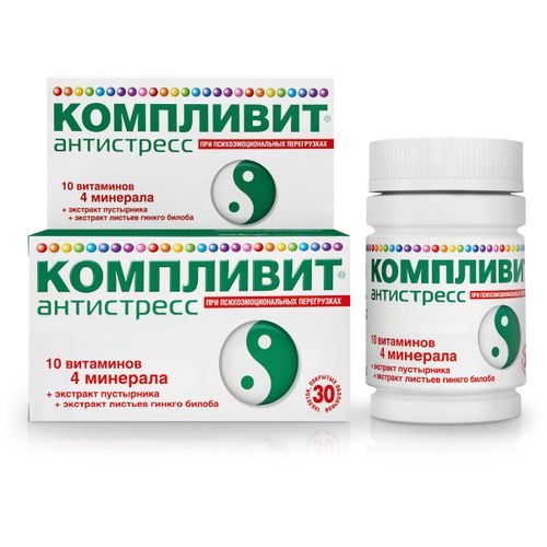 КОМПЛИВИТ АНТИСТРЕСС ТАБЛЕТКИ    №30
