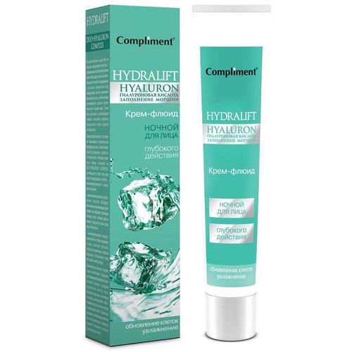 COMPLIMENT HYDRALIFT HYALURON НОЧНОЙ КРЕМ-ФЛЮИД КОСМЕТИЧЕСКИЙ КРЕМ 50 МЛ №1