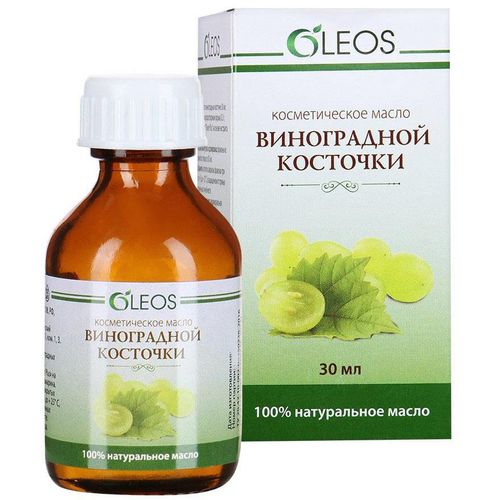 OLEOS МАСЛО КОСМЕТИЧЕСКОЕ ВИНОГРАДНОЙ КОСТОЧКИ КОСМЕТИЧЕСКОЕ МАСЛО 30 МЛ №1