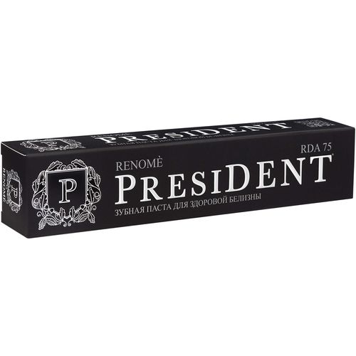 PRESIDENT ЗУБН ПАСТА PROFI RENOME ЗУБНАЯ ПАСТА ОТБЕЛИВАЮЩАЯ 100 МЛ №1