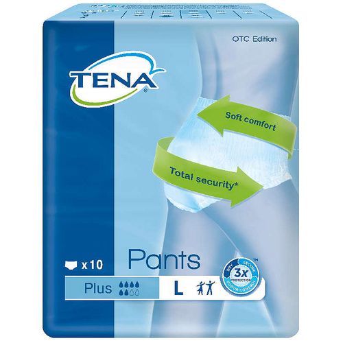 TENA PANTS PLUS ПОДГУЗНИКИ-ТРУСЫ Д/ВЗР L ПОДГУЗНИКИ-ТРУСЫ УРОЛОГИЧЕСКИЕ   №10