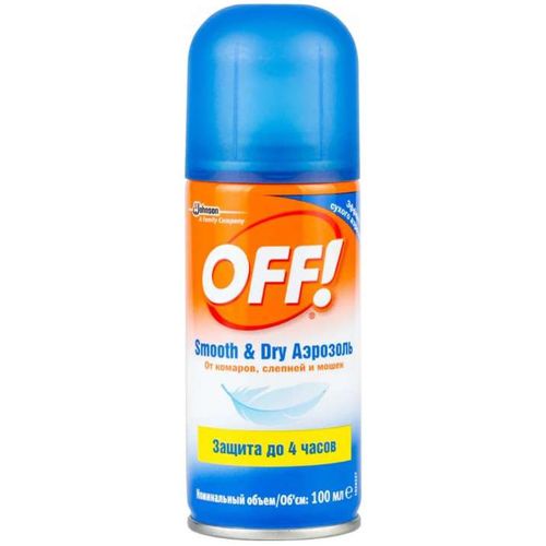 OFF! SMOOTH & DRY АЭРОЗОЛЬ ОТ КОМАРОВ АЭРОЗОЛЬ [РЕПЕЛЛЕНТНЫЙ] 100 МЛ №1