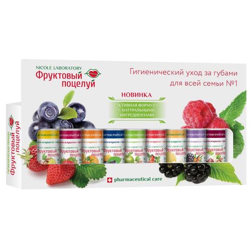 ФРУКТОВЫЙ ПОЦЕЛУЙ ПОМАДА ГИГИЕНИЧЕСКАЯ MIX ПОМАДА ГИГИЕНИЧЕСКАЯ 3,5 Г №9