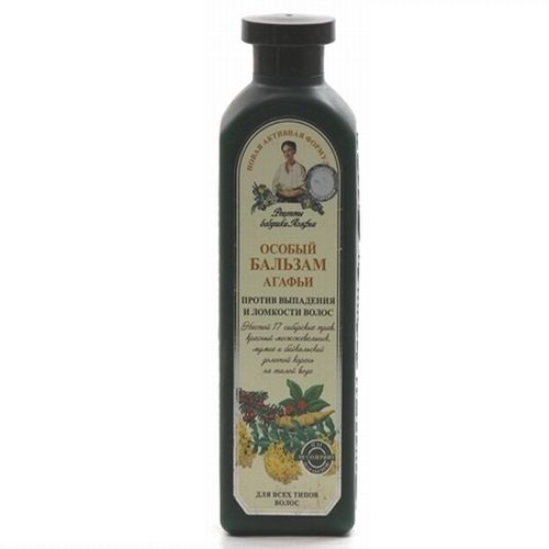 РЕЦЕПТЫ БАБУШКИ АГАФЬИ БАЛЬЗАМ Д/ВОЛОС ОСОБЫЙ П/ВЫПАДЕНИЯ И ЛОМКОСТИ БАЛЬЗАМ ДЛЯ ВОЛОС 350 МЛ №1
