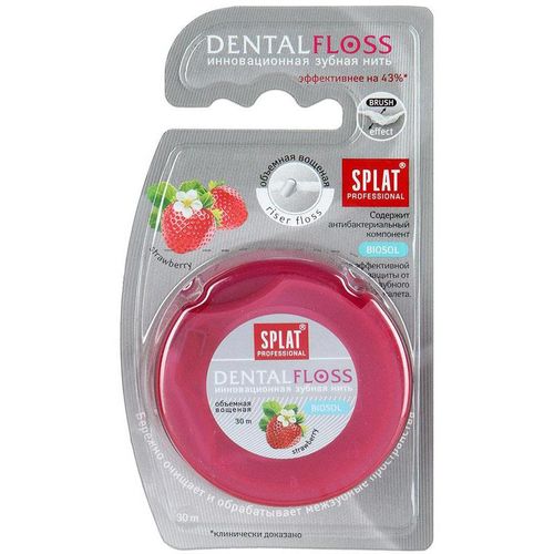 SPLAT НИТЬ ЗУБНАЯ КЛУБНИКА ЗУБНАЯ НИТЬ 30 М №1