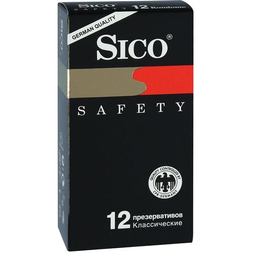 SICO SAFETY ПРЕЗЕРВАТИВЫ КЛАССИЧЕСКИЕ ПРЕЗЕРВАТИВ №12