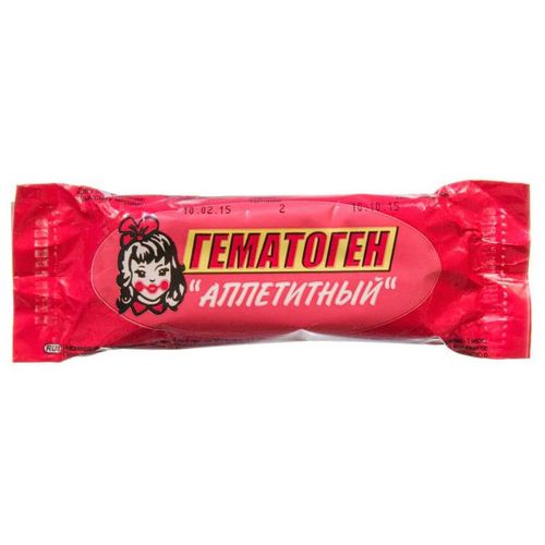 ГЕМАТОГЕН "АППЕТИТНЫЙ" ПЛИТКА 50 Г №1