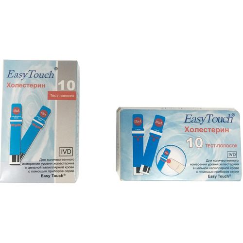 ТЕСТ-ПОЛОСКИ EASY TOUCH ХОЛЕСТЕРИН ТЕСТ-ПОЛОСКИ ДЛЯ ОПРЕДЕЛЕНИЯ ХОЛЕСТЕРИНА №10