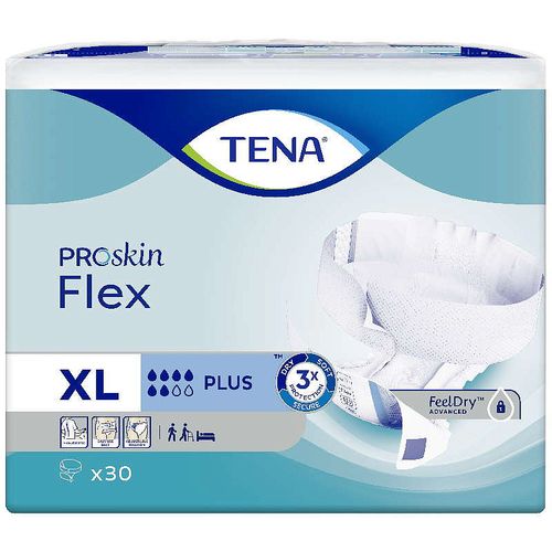 TENA FLEX PLUS ПОДГУЗНИКИ Д/ВЗР XL ПОДГУЗНИКИ УРОЛОГИЧЕСКИЕ   №30