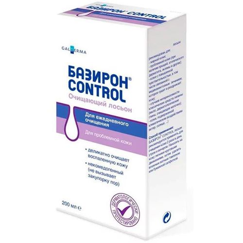 БАЗИРОН CONTROL ЛОСЬОН ОЧИЩАЮЩИЙ ГЕЛЬ ДЛЯ УМЫВАНИЯ 200 МЛ №1