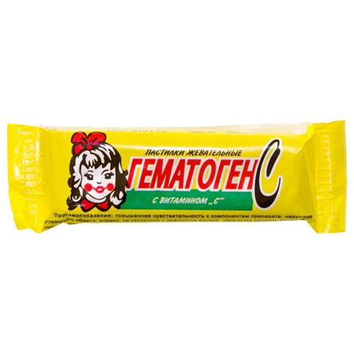 ГЕМАТОГЕН С ПАСТИЛКИ ЖЕВАТЕЛЬНЫЕ  50 Г №1