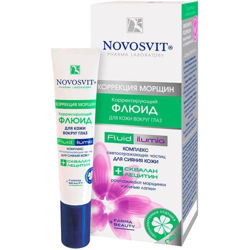 NOVOSVIT ФЛЮИД Д/КОЖИ ВОКРУГ ГЛАЗ КОРРЕКТИРУЮЩИЙ КРЕМ ДЛЯ ВЕК 15 МЛ №1