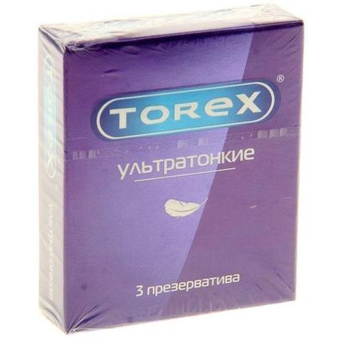 TOREX ПРЕЗЕРВАТИВЫ УЛЬТРАТОНКИЕ ПРЕЗЕРВАТИВ    №3