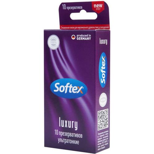 SOFTEX ПРЕЗЕРВАТИВЫ УЛЬТРАТОНКИЕ LUXURY ПРЕЗЕРВАТИВ    №10