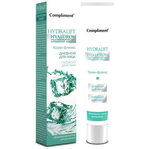 COMPLIMENT HYDRALIFT HYALURON КРЕМ-ФЛЮИД ДЛЯ ЛИЦА ДНЕВНОЙ КОСМЕТИЧЕСКИЙ КРЕМ 50 МЛ №1
