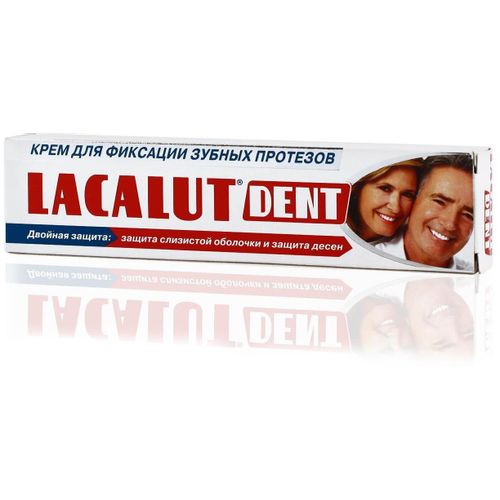 LACALUT КРЕМ Д/ФИКСАЦИИ ЗУБНЫХ ПРОТЕЗОВ DENT КРЕМ ДЛЯ ФИКСАЦИИ ЗУБНЫХ ПРОТЕЗОВ 40 Г №1