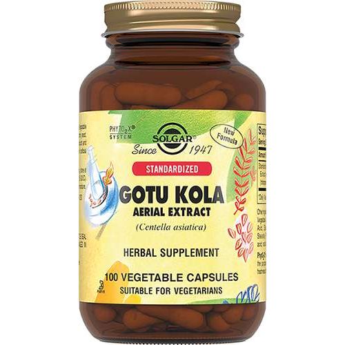 SOLGAR ЭКСТРАКТ ГОТУ КОЛА КАПСУЛЫ 424 МГ №100