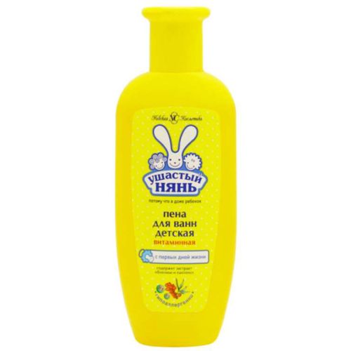 УШАСТЫЙ НЯНЬ ПЕНА Д/КУПАНИЯ ВИТАМИННАЯ ОБЛЕПИХА/ПАНТЕНОЛ ПЕНА ДЛЯ ВАНН ДЕТСКАЯ 250 МЛ №1