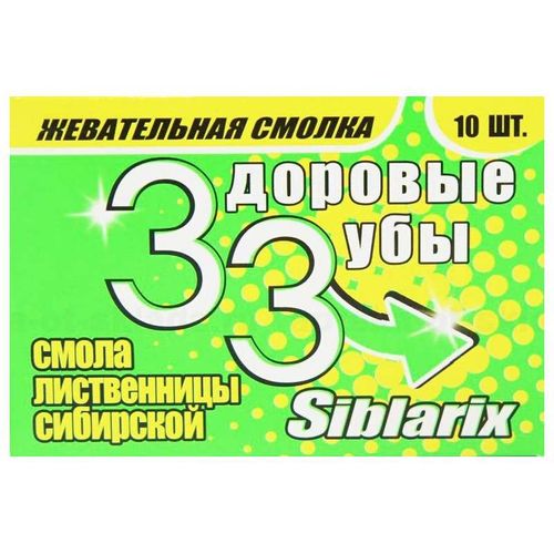 ЖЕВАТЕЛЬНАЯ СМОЛКА ИЗ ЛИСТВЕННИЦЫ SIBLARIX-ЗДОРОВЫЕ ЗУБЫ ТАБЛЕТКИ 1 Г №10