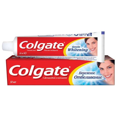 COLGATE ЗУБН ПАСТА БЕРЕЖНОЕ ОТБЕЛИВАНИЕ ЗУБНАЯ ПАСТА ОТБЕЛИВАЮЩАЯ 100 МЛ №1