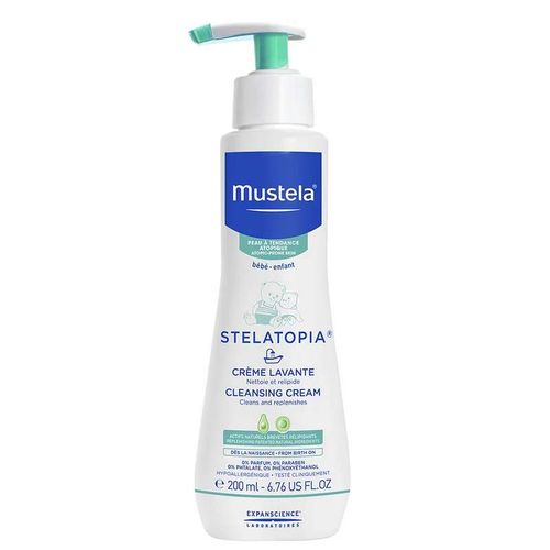 MUSTELA STELATOPIA КРЕМ ДЛЯ МЫТЬЯ ДЛЯ НОВОРОЖДЕННЫХ КОСМЕТИЧЕСКИЙ КРЕМ  200 МЛ №1
