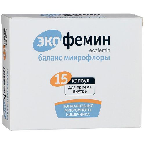 ЭКОФЕМИН БАЛАНС МИКРОФЛОРЫ КАПСУЛЫ    №15