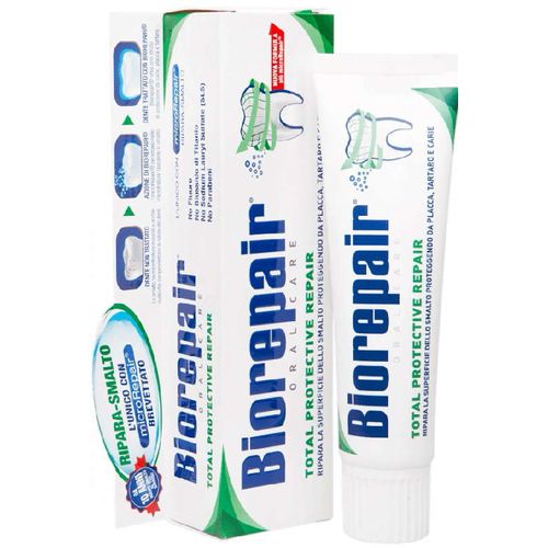 BIOREPAIR ЗУБН ПАСТА TOTAL PROTECTION REPAIR ВОССТАНОВЛЕНИЕ ЭМАЛИ ЗУБНАЯ ПАСТА РЕМИНЕРАЛИЗУЮЩАЯ 75 МЛ №1