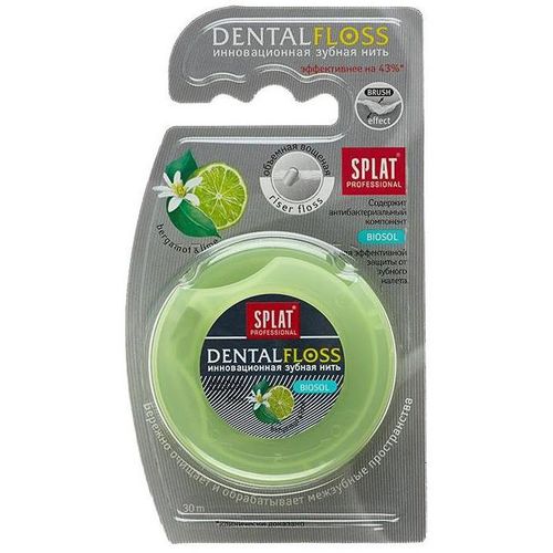 SPLAT НИТЬ ЗУБНАЯ БЕРГАМОТ И ЛАЙМ ЗУБНАЯ НИТЬ 30 М №1
