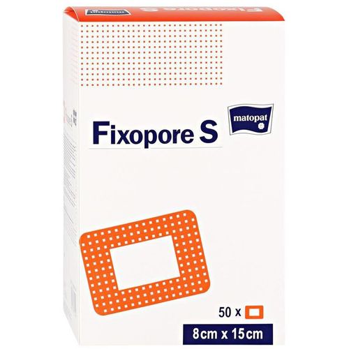 MATOPAT FIXOPORE S ПОВЯЗКА ПОСЛЕОПЕРАЦИОННАЯ НЕТКАНАЯ 15 СМ X 8 СМ ПОВЯЗКИ ПЛАСТЫРНОГО ТИПА   №50