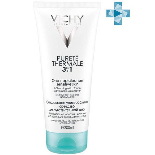 VICHY PURETE THERMAL СРЕДСТВО-МОЛОЧКО-ЛОСЬОН ОЧИЩ УНИВЕРСАЛ Д/ЧУВСТВИТ КОЖИ 3В1 КОСМЕТИЧЕСКИЕ СРЕДСТВА ПРОЧИЕ 200 МЛ №1