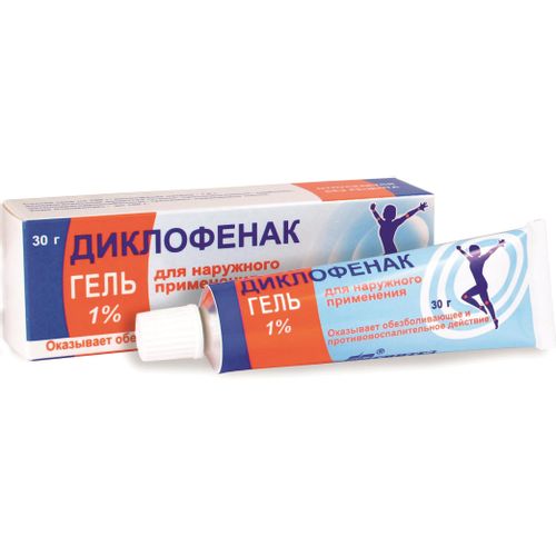 ДИКЛОФЕНАК-АКОС ГЕЛЬ ДЛЯ НАРУЖНОГО ПРИМЕНЕНИЯ 5% 30 Г №1