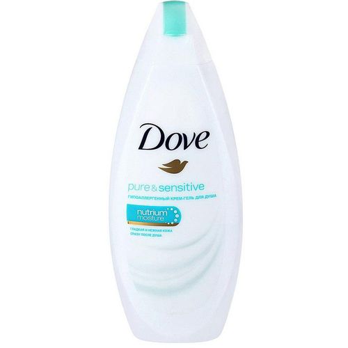 DOVE КРЕМ-ГЕЛЬ Д/ДУША ГИПОАЛЛ Д/ЧУВСТВ КОЖИ КОСМЕТИЧЕСКИЙ КРЕМ 250 МЛ №1