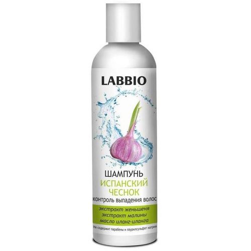 LABBIO ШАМПУНЬ ИСПАНСКИЙ ЧЕСНОК КОНТРОЛЬ ВЫПАДЕНИЯ ВОЛОС ШАМПУНЬ ДЛЯ ВОЛОС 250 МЛ №1