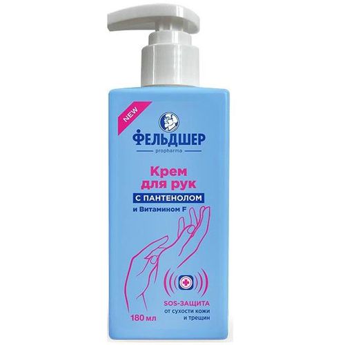 ФЕЛЬДШЕР КРЕМ Д/РУК С ПАНТЕНОЛОМ И ВИТАМИНОМ F КОСМЕТИЧЕСКИЙ КРЕМ 180 МЛ №1