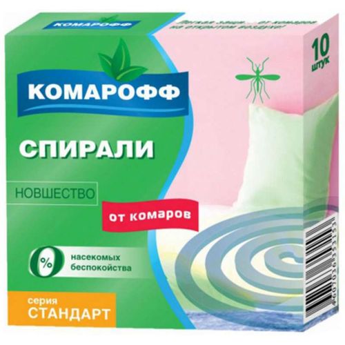 КОМАРОФФ СПИРАЛИ ОТ КОМАРОВ СПИРАЛЬ [ИНСЕКТИЦИДНАЯ]   №10