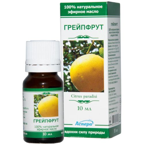 АСПЕРА ЭФИРНОЕ МАСЛО ГРЕЙПФРУТ ЭФИРНОЕ МАСЛО  10 МЛ №1