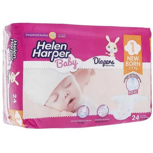 HELEN HARPER BABY ДЕТСКИЕ ПОДГУЗНИКИ NEWBORN (2-5КГ) ПОДГУЗНИКИ ДЕТСКИЕ №24