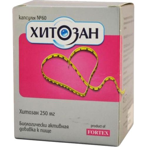 ХИТОЗАН МИЛВЕ КАПСУЛЫ 250 МГ 340 МГ №60
