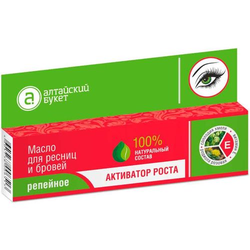 АЛТАЙСКИЙ БУКЕТ МАСЛО Д/РЕСНИЦ И БРОВЕЙ РЕПЕЙНОЕ КОСМЕТИЧЕСКОЕ АКТИВАТОР РОСТА КОСМЕТИЧЕСКОЕ МАСЛО 9 МЛ №1