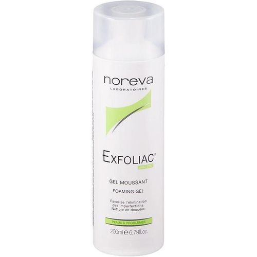 NOREVA EXFOLIAC АНА АКНЕ ГЕЛЬ ОЧИЩАЮЩ КОСМЕТИЧЕСКИЙ ГЕЛЬ  200 МЛ №1