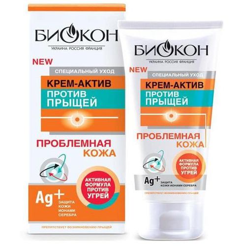 ДОКТОР БИОКОН ПРОБЛЕМНАЯ КОЖА КРЕМ АКТИВ ПРОТИВ ПРЫЩЕЙ КРЕМ 75 МЛ №1